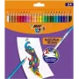BIC Kids Evolution Illusion trinami pieštukiniai pieštukai 24 spalvos