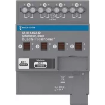 BUSCH-JAEGER SA-M-4.16.2.12 perjungimo pavara 4 kanalų 16A REG (2CDG510025R0021)