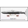 Povandeninio laivo modelis Cobi Type VIIC 1:300, rinkinys 4857