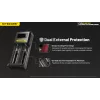 Įkroviklis Nitecore Ci12 Universal USB Li‑Ion, NiCd, NiMH akumuliatoriams, 3A įėjimas 5/9/12V, plastikinis korpusas