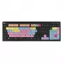 Logickeyboard ASTRA 2 USB AZERTY angliški užrašai juoda pilno dydžio klaviatūra
