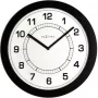 NeXtime Super Slim sieninis laikrodis 3045zw, Ø28 cm, juodas