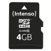 INTENSO atminties kortelė Micro SDHC 4GB Class 10 su adapteriu (3413450)