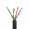 Alantec KIU5OUTS305Q tinklo kabelis juodas 305 m Cat5e U/UTP (UTP)