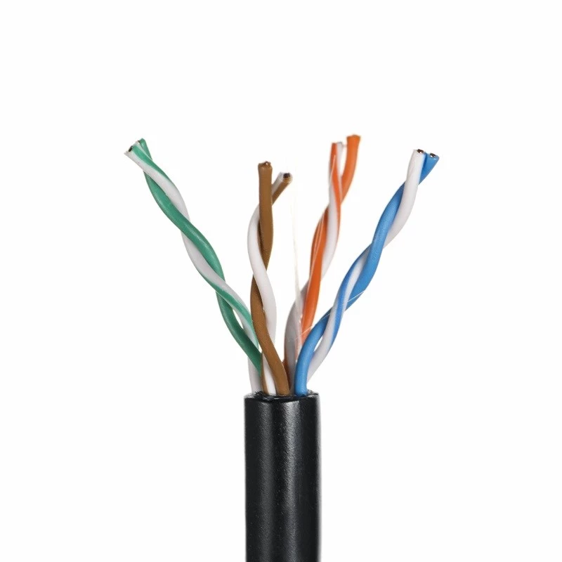 Alantec KIU5OUTS305Q tinklo kabelis juodas 305 m Cat5e U/UTP (UTP)