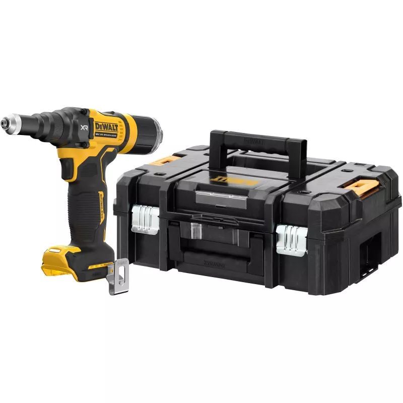 DeWALT DCF403NT-XJ akumuliatorinis kniedžių įrankis Juoda, Geltona 2,4; 3,2; 4; 4,8 mm 10000 kN