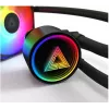 Montech LIGHTFLOW 240 ARGB (B) procesoriaus aušintuvas, 240 mm, skystinis, ARGB