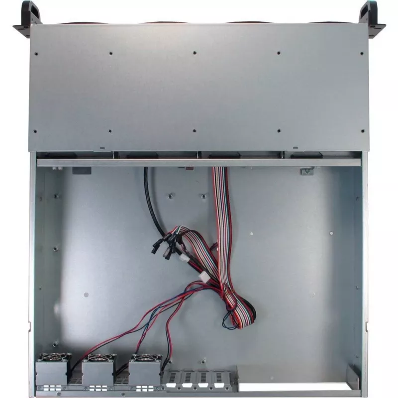 Serverinis korpusas Inter-Tech 2U 2404L Rack juodas, pilkas