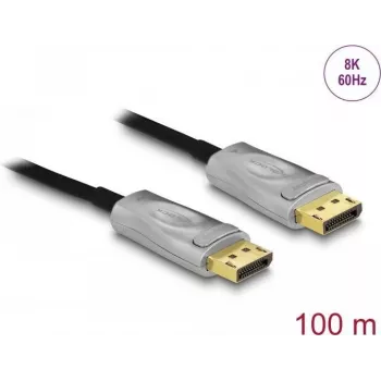 DeLOCK aktyvus optinis kabelis DisplayPort 1.4 8K 100 m