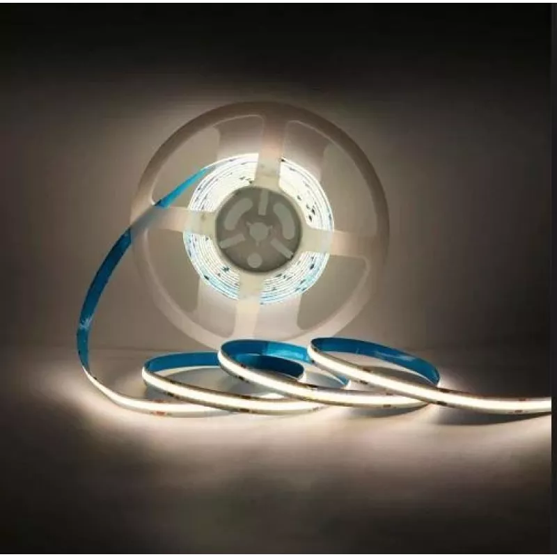 LED lempa OLLO FCOB320NW 8W 12V — 320 mm COB skydelis, neutrali balta