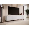 Stalvietė televizoriui cama meble BARI 200x42x52 balta matinė — 200×42×52 cm