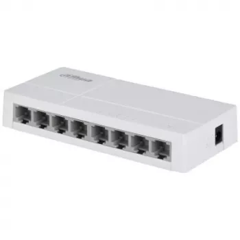 Tinklo jungiklis DAHUA SG1008L-EUR L2 8 prievadų, 8x RJ45 Ethernet prievadai, Layer 2 valdomas