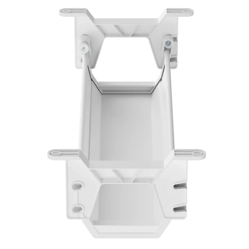 Maclean po stalu kabelių/tinklo prailgintuvų organizatorius, max. apkrova 5 kg, baltas, MC-106 W