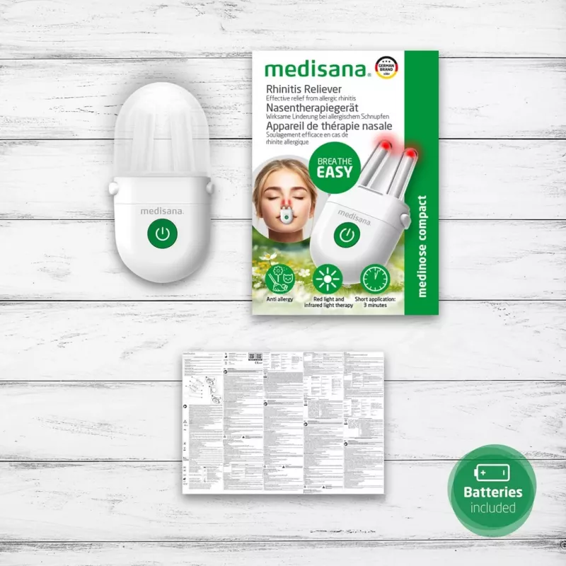Medisana Medinose Compact – nosies šviesos terapijos prietaisas alerginiam rinitui
