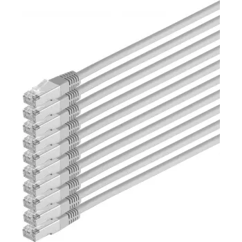 Tinklo kabelis ShiverPeaks 75713-H-SET10 Cat 6 S/FTP PIMF, 10 vnt. rinkinys