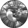 NeXtime klok 3037 Clouds, Ø39 cm, sieninis laikrodis, juodas
