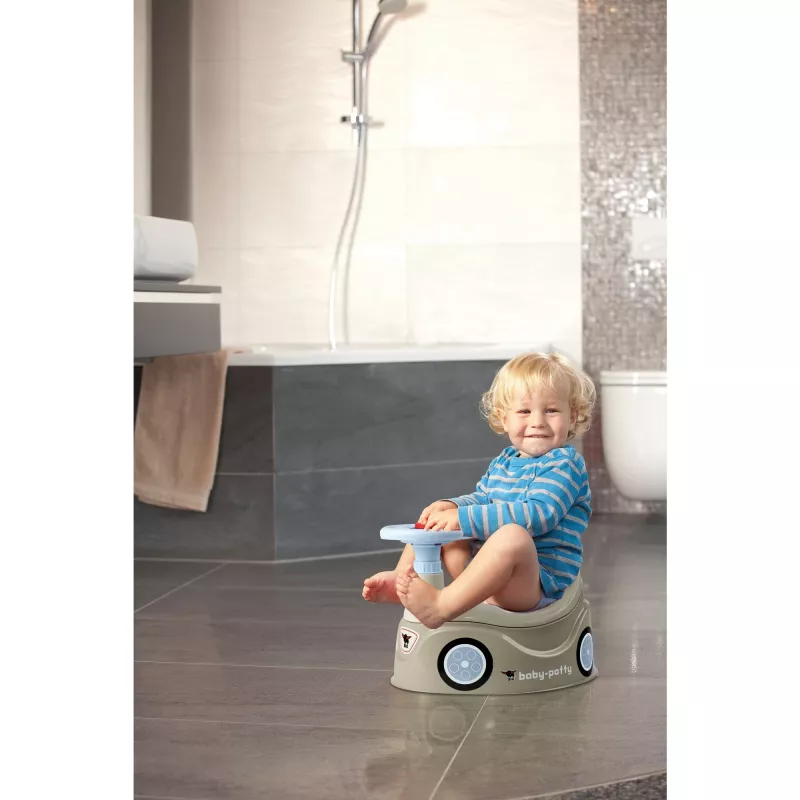 Baby-Potty Grey, puodukas Pilka/Mėlyna