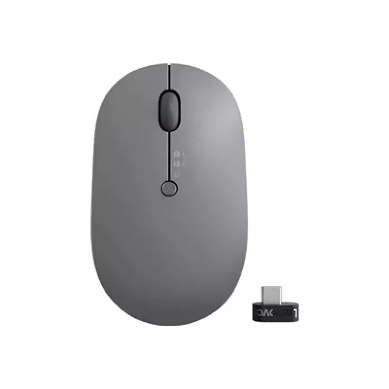 Lenovo Go kelių įrenginių pelė, biuro, ambidekstrinė, RF belaidė + Bluetooth, optinė, 2400 DPI