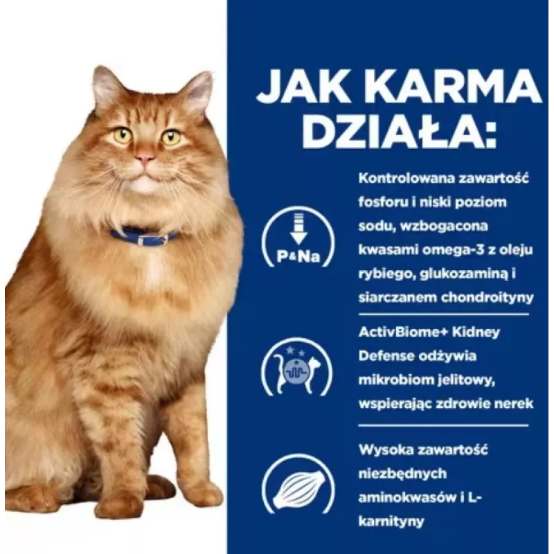 HILL'S PD K/D Kidney + Mobility Chicken - sausas kačių ėdalas - 3kg