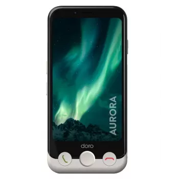 Doro Aurora A10 Plus bone 4.5 colio senjorų išmanusis telefonas 64GB Dual-SIM Android 14 (8960)