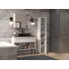 Vonios spintelė stovima Top e shop NEL II BIEL, 5 lentynų, 310×300×1740 mm, balta
