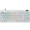 LOGITECH G PRO X TKL RAPID žaidimų klaviatūra - balta - US INT'L - USB - EMEA28i-935 - LINIJINIAI