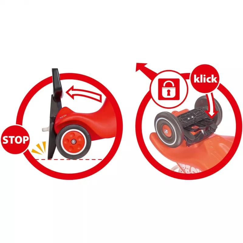 Priedas BIG Bobby Car Walker 2-in-1 „Mokomės vaikščioti“