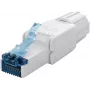 Goobay CAT 6A lauke montuojamas RJ45 kištukas UTP neekranuotas - 5,0-8,5 mm (65941)