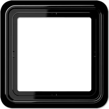 JUNG CD 581 SW viengubas rėmelis, juodas, IP44