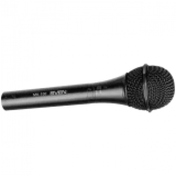 Mikrofonas SVEN MK-100 (laidinis, dinaminis, metalinis, kabelis 4,0 m, 6,3/3,5 mm lizdas, kardioidinis, juodas)