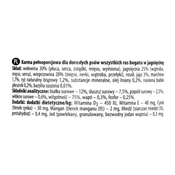 Šlapias šunų ėdalas Dolina Noteci Premium Rich in lamb 400 g
