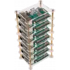 JOY-iT Tower dėklas – Žalvaris, akrilas – permatomas (RB-CASE+19)