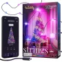 Protinga LED girlianda Twinkly Strings USB-C Pearls Wi-Fi/Bluetooth daugiaspalvė