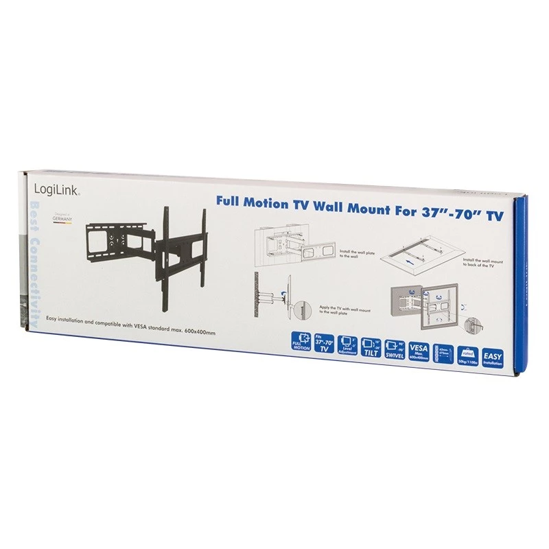 TV laikiklis LogiLink BP0028 177,8 cm (70 colių) Juodas