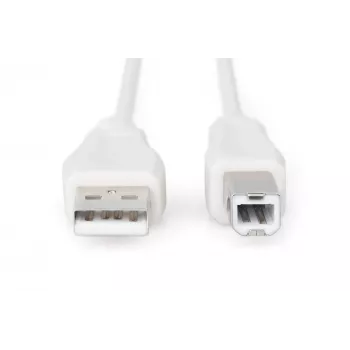 Assmann USB jungiamasis kabelis, tipas A - B, vyriški jungtys, 1,8 m, USB 2.0, UL, AK-300102-018-E