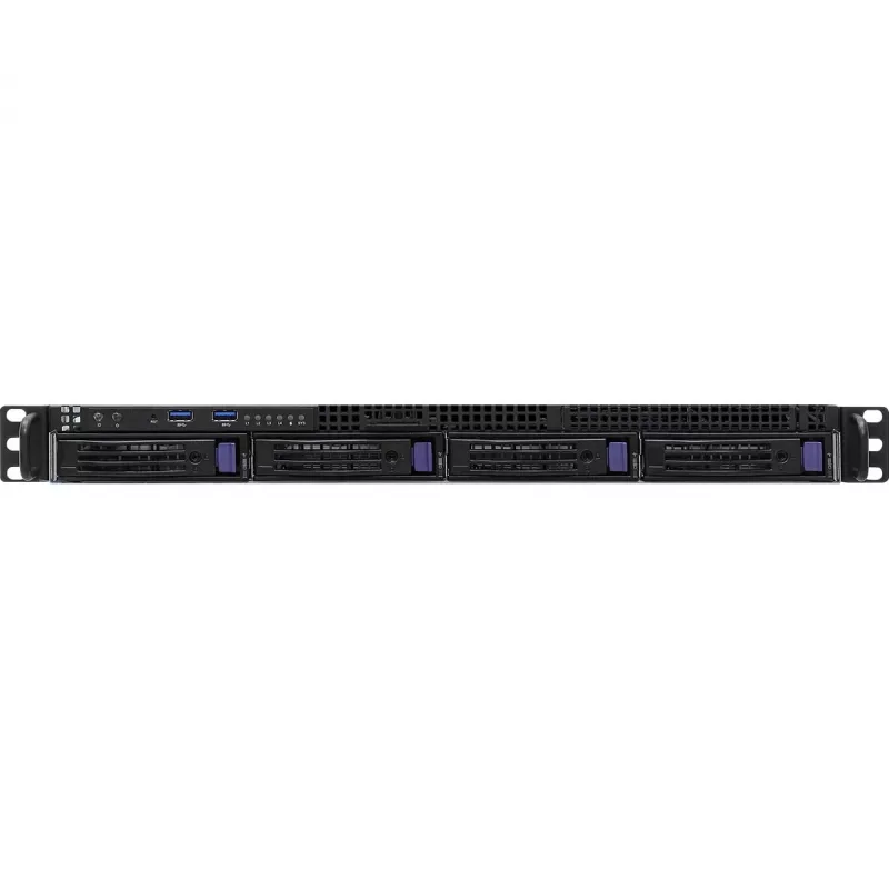 ASRock 1U4LW-B650/2L2T RPSU serverinis barebonas AMD B650 Socket AM5 Rack (1U)