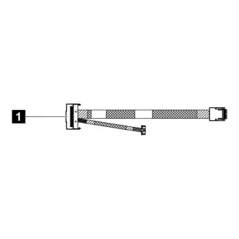 LENOVO ISG ThinkSystem SR650 V3/SR655 V3 M.2 RAID B540i-2i SATA/NVMe kabelių rinkinys