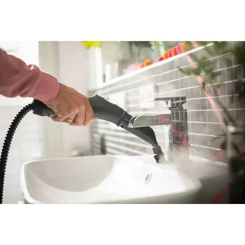 Garų šluotuvas Kärcher SC 3 EasyFix Plus – 1 L vandens bakas, 1900 W, 3,5 bar slėgis, balta