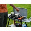 Campingaz Camping Kitchen 2 Multi Cook Plus, dujinė viryklė pilka, 2 kaitvietės 2x 1,8 kW + kepsninė 0,9 kW, modelis 2025