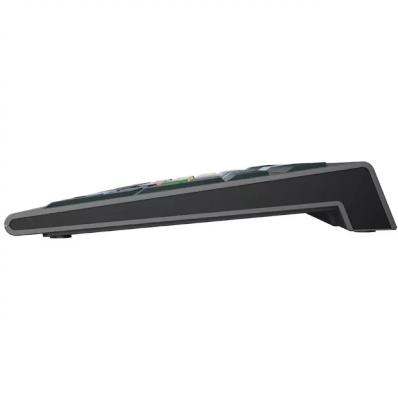 Logickeyboard Avid Media Composer Astra 2 klaviatūra, universali USB, QWERTY vokiškas išdėstymas, pilka