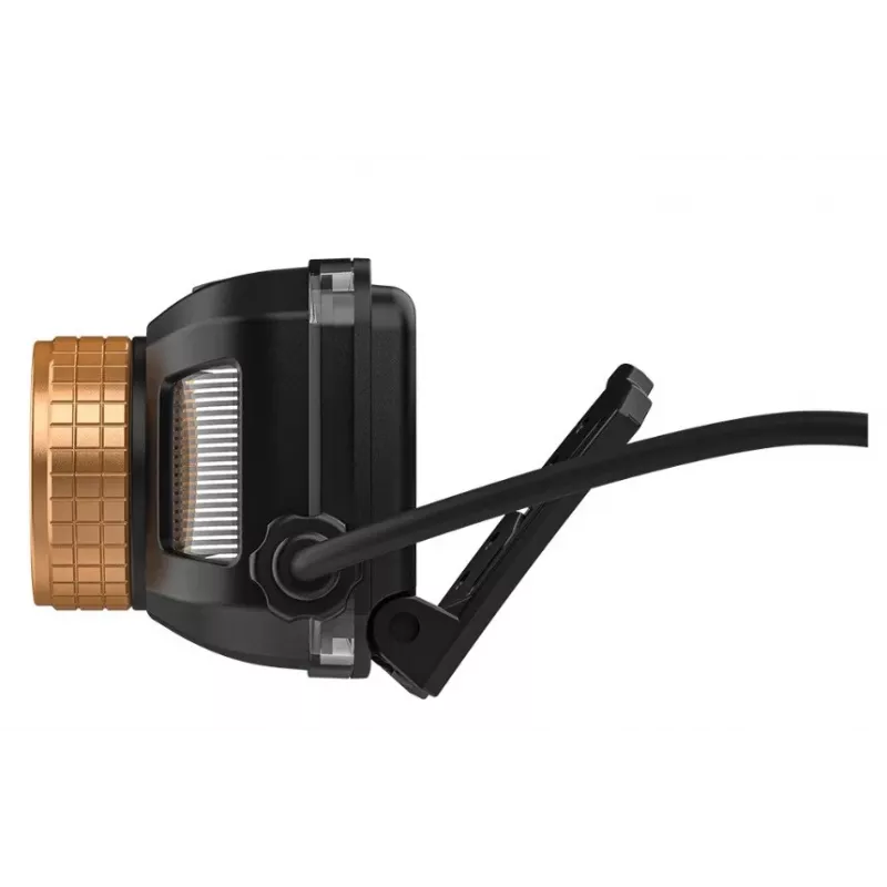 Priekinė lemputė Duracell DH1500R — juoda/oranžinė, įkraunamas laisvų rankų apšvietimas