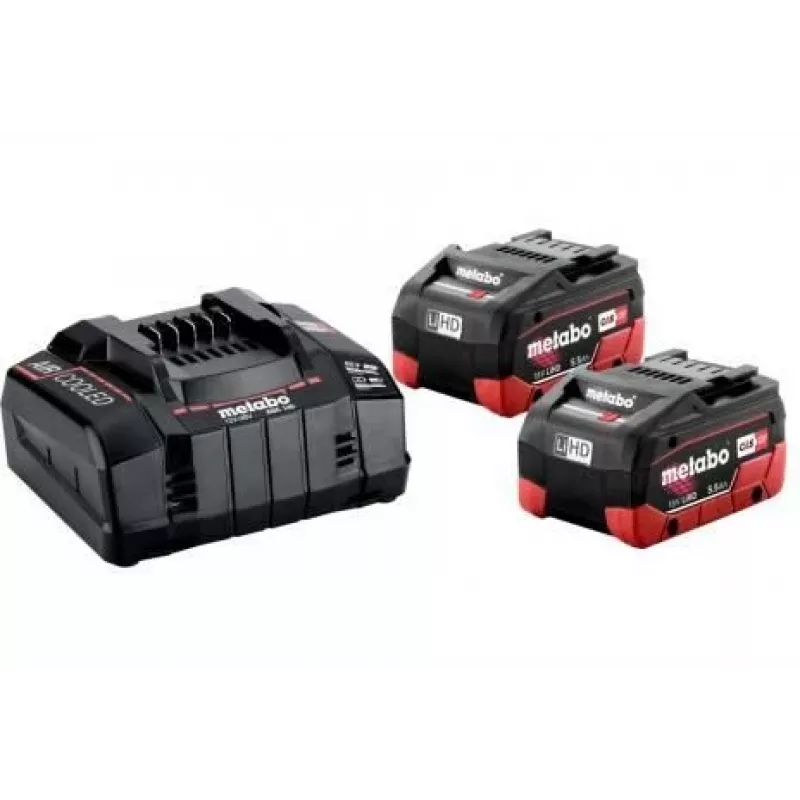 Metabo bazinis rinkinys iš 2 baterijų 18 V 5,5 Ah LiHD (685122000)