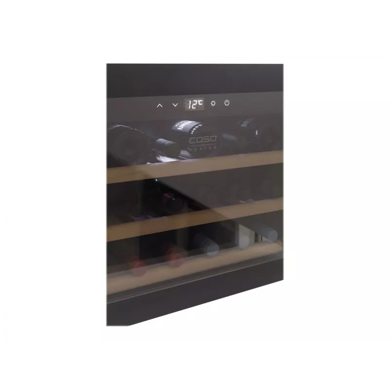 Vyno šaldytuvas Caso WineSafe 18 EB Black, kompresorinis, 18 butelių