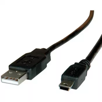 ROLINE USB 2.0 laidas, A tipas – 5 kontaktų Mini 0,8 m (11.02.8708)
