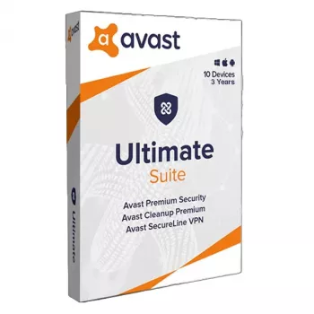 Avast Ultimate licencija įmonei – 10 įrenginių, 3 metai