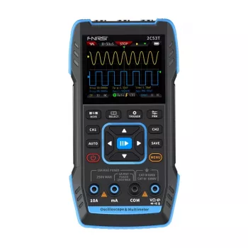 FNIRSI 2C53T 3-in-1 nešiojamas osciloskopas, multimetras ir signalų generatorius