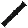 Silicinio dirželio rinkinys FIXED FIXSST2-434-BK, skirtas Apple Watch 42/44/45mm – juodas, fiksuoto sportinio dizaino