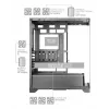 TACENS Mars Gaming MCPRISMA Midi Tower PC korpusas, juodas, grūdintas stiklas, ATX/Micro-ATX/Mini-ITX, 2x3,5 colio + 2x2,5 colio lizdai