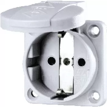 MENNEKES SCHUKO skydinis kištukinis lizdas 16A 11030 pilkas 2P+E 230V
