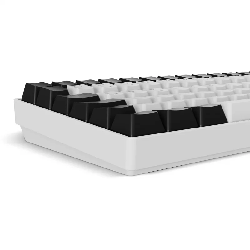 Sharkoon SKILLER SGK50 S2 White DE-Layout Gateron Yellow - klaviatūra